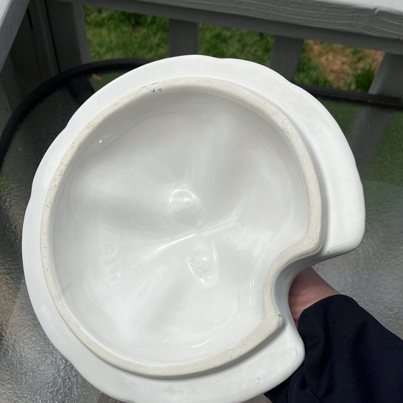 California Pottery USA H16 White Porcelain Pumkin Soup Tureen w. Lid & Laddle - Picture 17 of 17